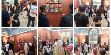 Luar Biasa !! Full Pengunjung, Pameran Tunggal Malya Sasmaya “Dialog Batik Madura” Dihadiri Kurator Terkemuka Nirwan Dewanto