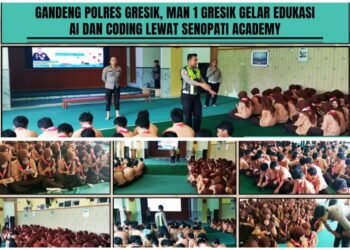 Gandeng Polres Gresik, MAN 1 Gresik Gelar Edukasi AI dan Coding lewat Senopati Academy