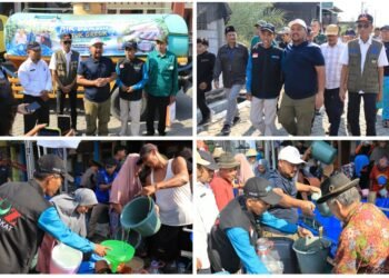 Bupati Gus Yani dan Forum Zakat Gresik Turun Langsung Salurkan Bantuan Air Bersih untuk Masyarakat Terdampak Kekeringan