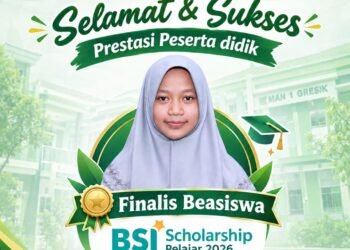 Alhamdulillah, Nayla Syifa Faradisa Siswi MAN 1 Gresik Jadi Finalis BSI Scholarship Pelajar 2026