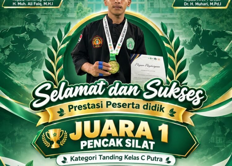 Bukan untuk Tawuran, Pendekar MAN 1 Gresik Ukir Prestasi Sabet Juara 1 Pencak Silat Pagar Nusa 2026