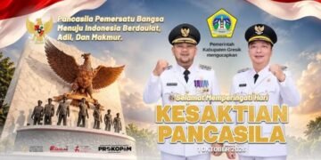 Bupati dan Wabup Gresik Ucapkan Selamat Memperingati Hari Kesaktian Pancasila 2026
