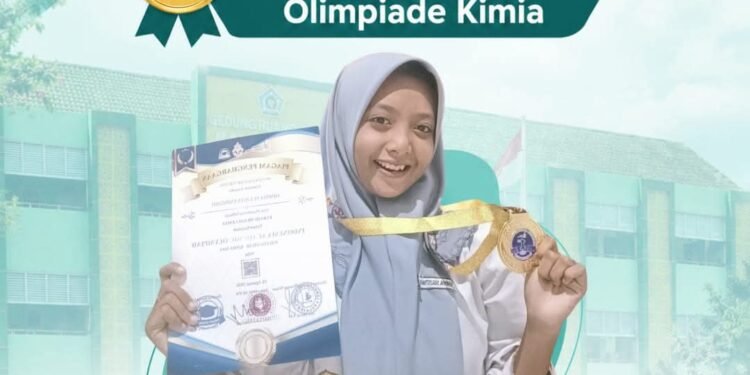 Himma Sulistyaningsih MAN 1 Gresik Sabet Gold Medali Olimpiade Kimia Tingkat Nasional 2026
