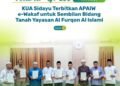 Lindungi Aset Umat, KUA Sidayu Kawal Wakaf Tanah 6 Hektar untuk Pondok Pesantren Al Furqon Al Islami