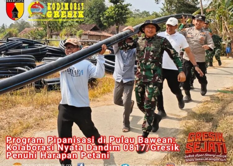 Program Pipanisasi di Pulau Bawean: Kolaborasi Nyata Dandim 0817/Gresik Penuhi Harapan Petani