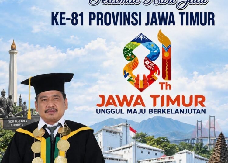 Rektor dan Civitas Akademik Insida Gresik Ucapkan Selamat Hari Jadi ke-81 Provinsi Jawa Timur 