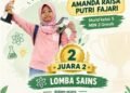 Amanda Raisa Putri Fajari Murid MIN 2 Gresik Raih Juara 2 Lomba Mata Pelajaran Sains Tingkat Jawa Timur