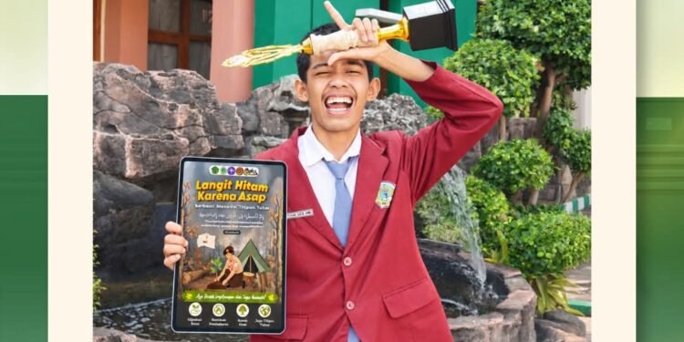 “Berhenti Menodai Titipan Tuhan”, Karya M. Ischaq Berhasil Bawa Pulang Piala Utama Desain Grafis Putra MCC 2026