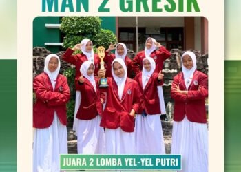 Tim Yel-yel Putri Scout Rider MAN 2 Gresik Sabet Juara 2 di Ajang MCC XI Selorejo – Malang