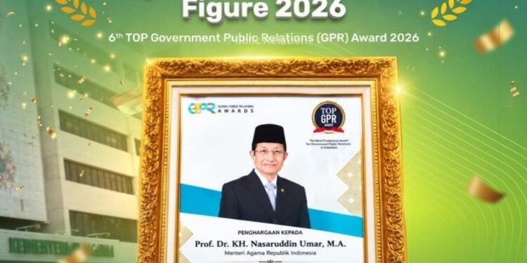 Menag RI Raih Penghargaan TOP Public Service Digital Transformation Figure 2026