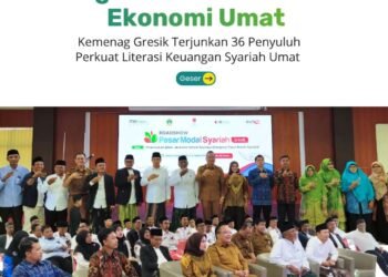 Kemenag Terjunkan 36 Penyuluh Agama Islam Ikuti Program Roadshow Pasar Modal Syariah di Aula MUI Gresik