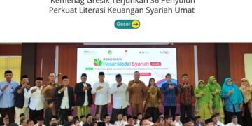 Kemenag Terjunkan 36 Penyuluh Agama Islam Ikuti Program Roadshow Pasar Modal Syariah di Aula MUI Gresik
