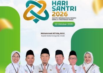 Keluarga Besar Kemenag Gresik Ucapkan Selamat Memperingati Hari Santri 2026