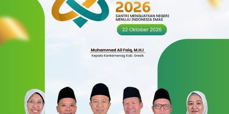 Keluarga Besar Kemenag Gresik Ucapkan Selamat Memperingati Hari Santri 2026