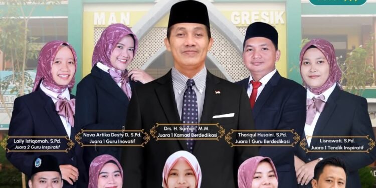 MAN 2 Gresik Juara Umum Anugerah Guru dan Tenaga Kependidikan (GTK) Tingkat Kabupaten Gresik