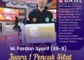 Luar Biasa! M. Fardan Syarif Sabet Juara 1 Pencak Silat Nasional Sekaligus Raih Golden Tiket Kuliah!