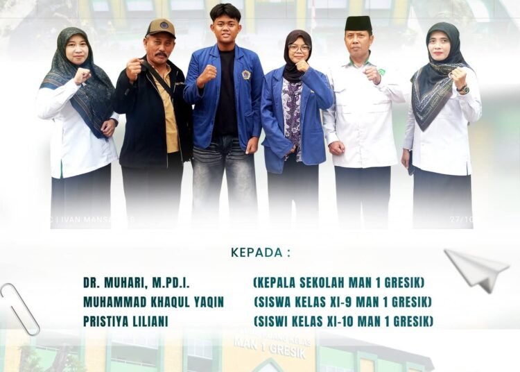 Delegasi MAN 1 Gresik Wakili Jawa Timur di Pertemuan Puncak Akademi Keluarga Indonesia 2026 di Jakarta 