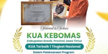 KUA Kebomas Kemenag Gresik Dinobatkan sebagai KUA Terbaik 1 Tingkat Nasional