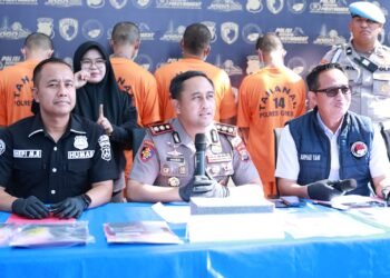 Polres Gresik Panen Tangkapan Narkoba di Menganti: 5 Ditahan dan 7 Orang Direhabilitasi 