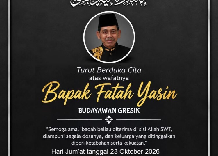 Kabar Duka, Seniman dan Budayawan Gresik Fatah Yasin Meninggal Dunia