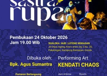 Pameran 17 Perupa Gresik Tafsirkan Puisi Dewi Musdalifah: Puisi Berkawin dengan Sastra Rupa