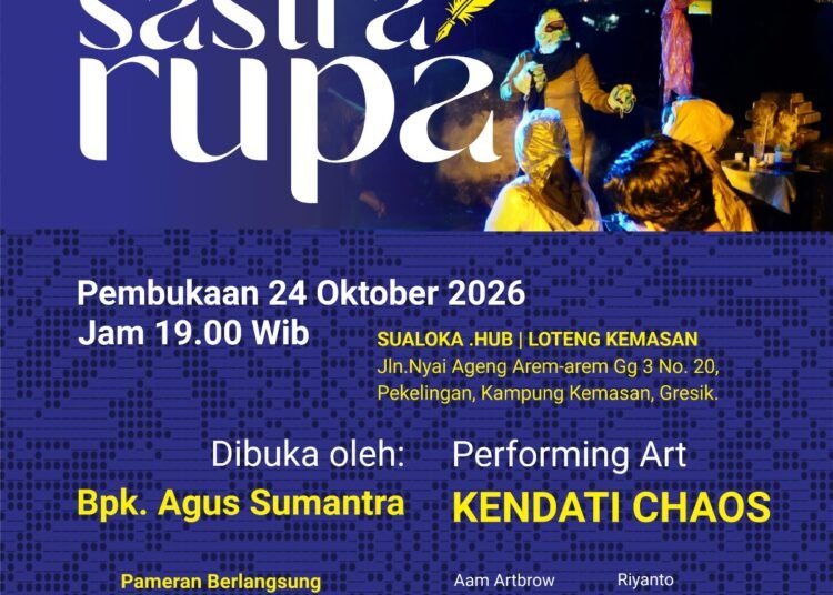 Pameran 17 Perupa Gresik Tafsirkan Puisi Dewi Musdalifah: Puisi Berkawin dengan Sastra Rupa