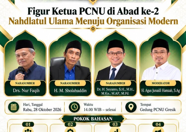 Bakalan Seru !! Kader Muda NU Gresik Gelar Dialog Bertajuk “Figur Ketua PCNU di Abad ke 2”