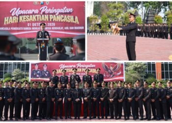 Pimpin Upacara Hari Kesaktian Pancasila 2026, Kapolres Gresik: Jaga Persatuan dan Berikan Pelayanan Terbaik kepada Masyarakat 