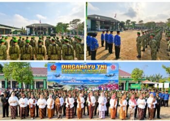 HUT ke-81 TNI, Kodim 0817/Gresik Teguhkan Semangat Pengabdian dan Kemanunggalan dengan Rakyat