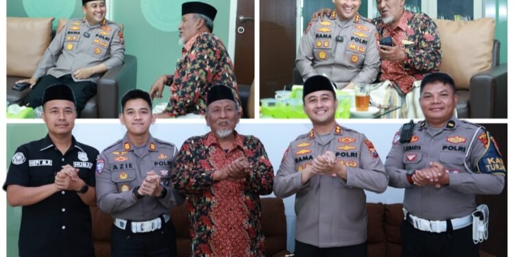 Tak Hanya Silaturahmi, Kapolres Bersama Ketua Umum MUI Gresik juga Bahas Edukasi Jam Operasional Truk dan Keselamatan Lalu Lintas