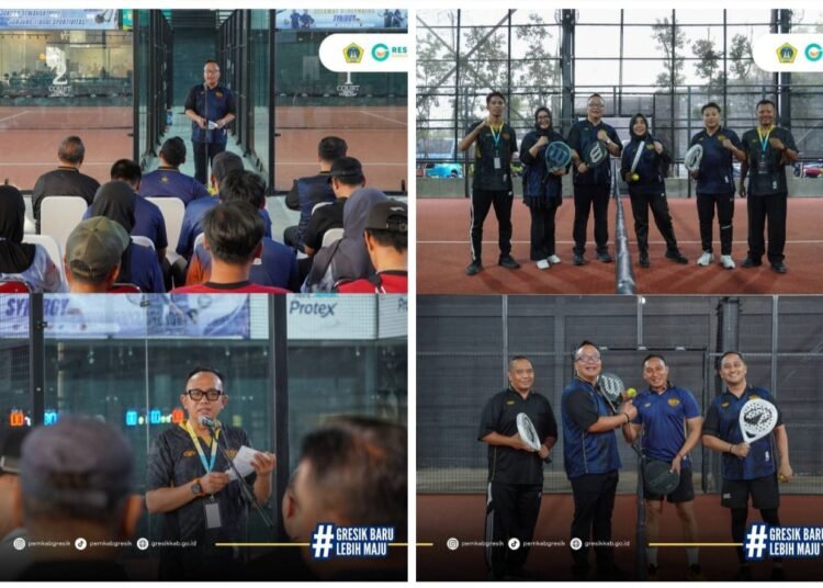 Wabup Alif Apresiasi Padel Jadi Ruang Kebersamaan Semarakkan HUT ke-55 KORPRI Kabupaten Gresik