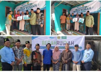 Tak Hanya di Gresik, BMT Mandiri Sejahtera Jatim Bersama Nurul Hayat juga Berikan Rumah Layak Huni untuk Warga Bojonegoro, Tuban dan Lamongan