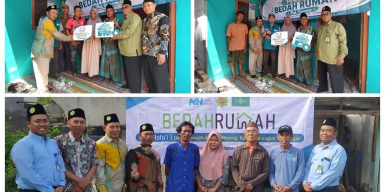 Tak Hanya di Gresik, BMT Mandiri Sejahtera Jatim Bersama Nurul Hayat juga Berikan Rumah Layak Huni untuk Warga Bojonegoro, Tuban dan Lamongan