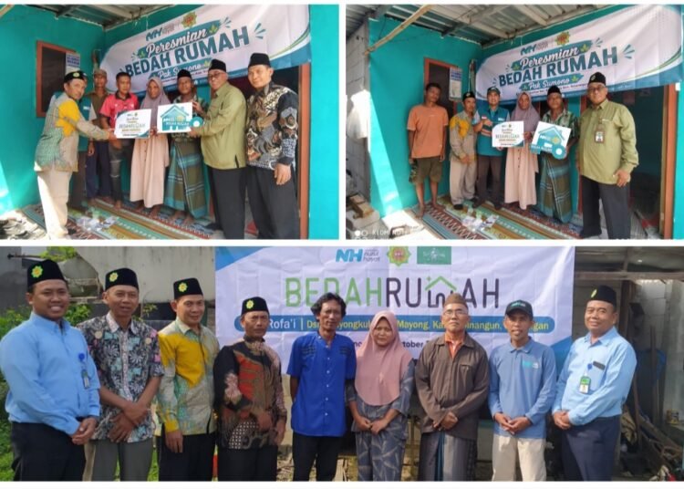 Tak Hanya di Gresik, BMT Mandiri Sejahtera Jatim Bersama Nurul Hayat juga Berikan Rumah Layak Huni untuk Warga Bojonegoro, Tuban dan Lamongan