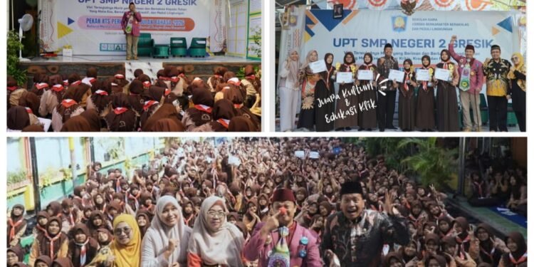 Serunya Bulan Bahasa di UPT SMPN 2 Gresik: Hadirkan Kak Komang, Lomba Pidato dan Edukasi KLIK
