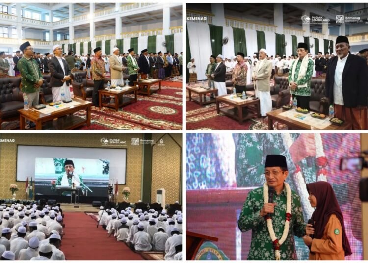 Kakanwil Dampingi Menag RI Safari Pesantren di Al Yasini Pasuruan, Mambaus Sholihin Gresik dan Darul Fiqhi Lamongan