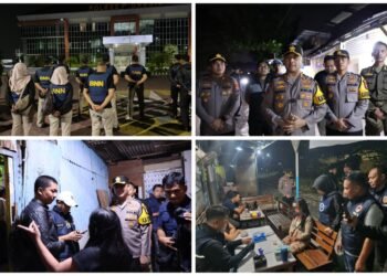 Selamatkan Kota Santri! Kapolres Gresik Turun Langsung Pimpin Operasi Gabungan Miras dan Narkoba