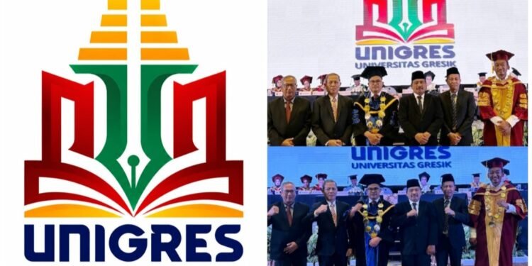 Universitas Gresik Resmi Launching Logo Baru di Momentum Wisuda Sarjana ke-XXXV dan Pascasarjana ke-XVI
