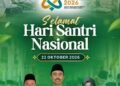 Keluarga Besar DPC PPP Kabupaten Gresik Ucapkan Selamat Hari Santri Nasional 2026