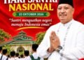 Wakil Ketua DPRD Gresik H Mujid Riduan SH Ucapkan Selamat Hari Santri Nasional 2026