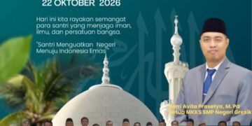 Keluarga Besar MKKS SMP Negeri Gresik Ucapkan Selamat Hari Santri Nasional 2026