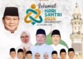 Keluarga Besar DPC dan Fraksi Gerindra DPRD Gresik Ucapkan Selamat Hari Santri Nasional 2026
