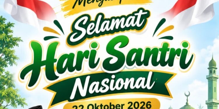 Keluarga Besar SMK Bumi Aswaja Wonokerto Dukun Gresik Ucapkan Selamat Hari Santri Nasional 2026
