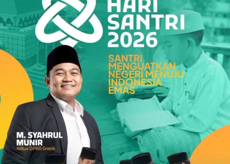Ketua DPRD Gresik M Syahrul Munir Ucapkan Selamat Hari Santri Nasional 2026