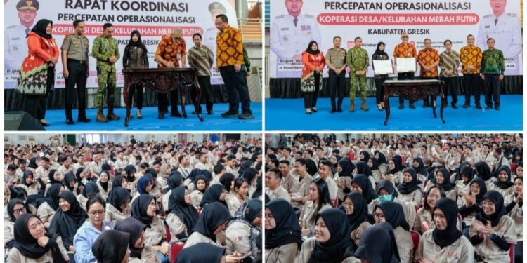 356 Koperasi Merah Putih di Gresik Siap Tingkatkan Kesejahteraan Masyarakat 
