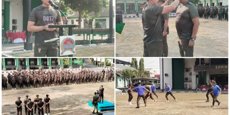 Dandim Gresik Perkuat Kebersamaan Prajurit lewat Olahraga Bersama: Kompak di Lapangan, Solid dalam Tugas !!
