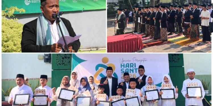 Kemenag Gresik Gelar Salat Istisqa dan Apresiasi Santri di Momen HSN 2026