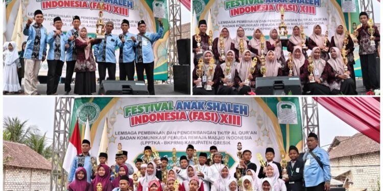 LPPTKA BKPRMI Kabupaten Gresik Sukses Gelar FASI XIII: 620 Santri Unjuk Kemampuan dan Asah Prestasi Al-Qur’an