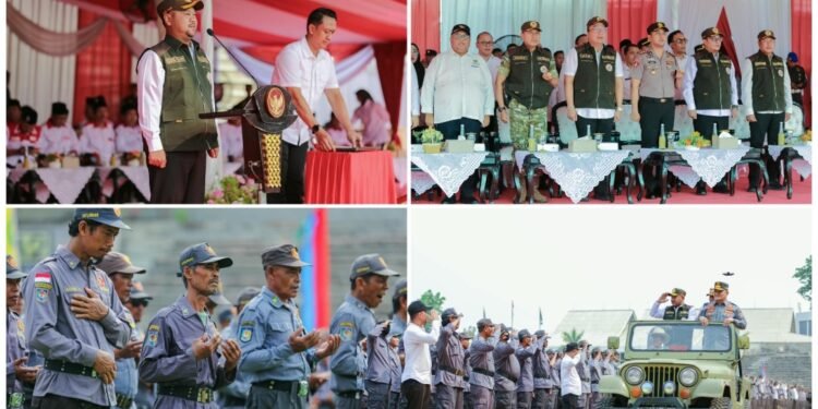 Bupati Gus Yani Pimpin Apel Akbar sekaligus Lantik Pengurus DPC ASLINMAS Kabupaten Gresik Periode 2026–2031