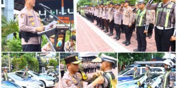 Kapolres Gresik Pimpin Langsung Apel Gelar Pasukan Operasi Patuh Semeru 2026: Utamakan Edukasi dan Keselamatan Pengendara
